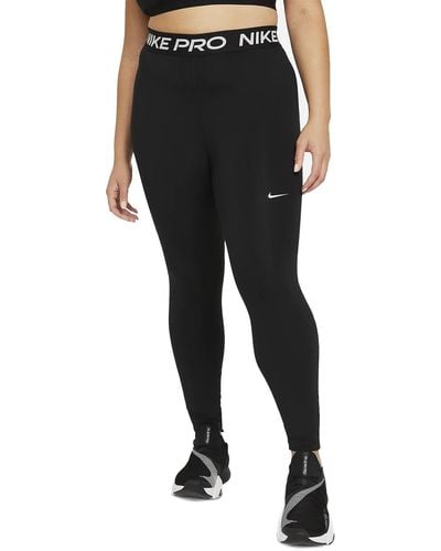 Nike Pro 365 Damen-Leggings (große Größe) - Schwarz