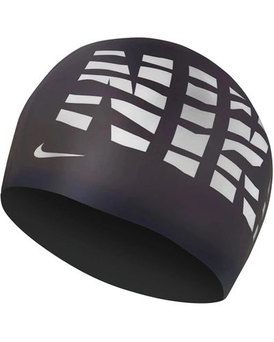 Nike Cappello Nuoto Graphic 3 Nero Silicone Adulti