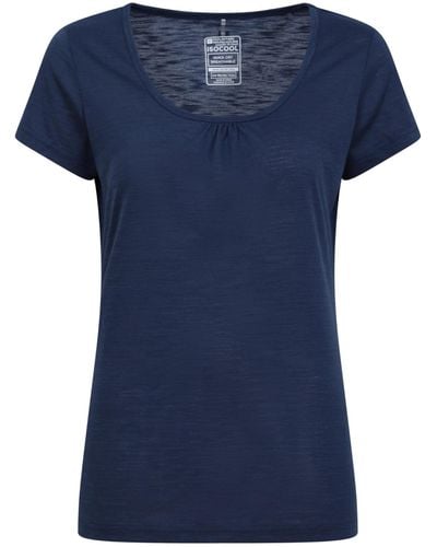 Mountain Warehouse Shirt Agra léger et Respirant pour - Séchage - Bleu