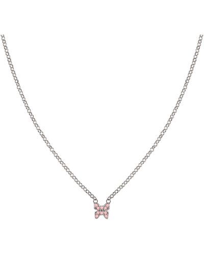 Nomination Halskette – Karabinerverschluss – Halskette aus 925er Silber mit Anhänger und Zirkonia – hergestellt in Italien – 40-44 - Mettallic