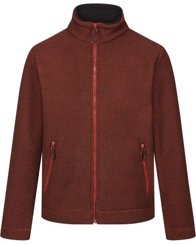 Regatta S Garrian Ii Full Zip Micro Fleece Jacket - Red