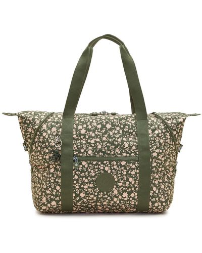 Kipling Art M Travel Tote Bag 58 cm 26 L Fresh Floral - Mettallic