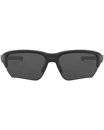 OAKLEY Flak Beta POLARIZED Sunglasses Matte Black/Sapphire Blue Iridium  OO9363