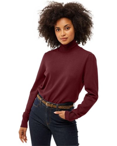 Mexx Turtle Neck Basic Pullover Sweater - Rot