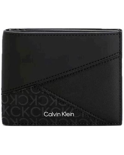 Calvin Klein Portafoglio con portamonete Uomo ck remake bifold 5cc w/coin k50k510491 unica nero