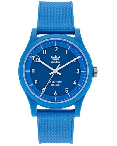 adidas Originelen Aost22042 S Straat Horloge - Blauw