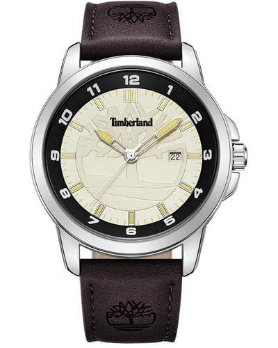 Timberland Classic Three Hand Quartz Analog Watch - Metallic