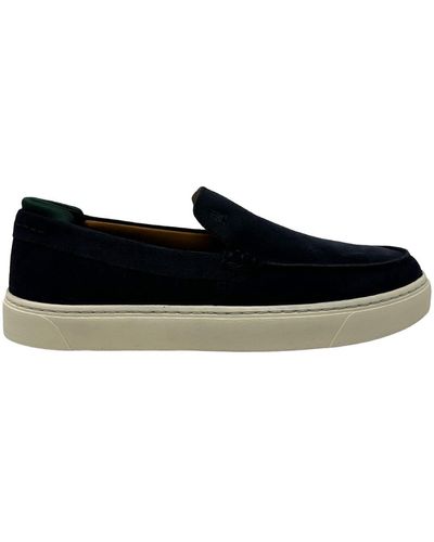 Tommy Hilfiger Casual Suede Loafers - Black