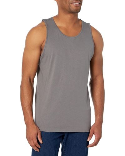 Amazon Essentials Regular-fit Solid Tank Top T-shirt - Grey