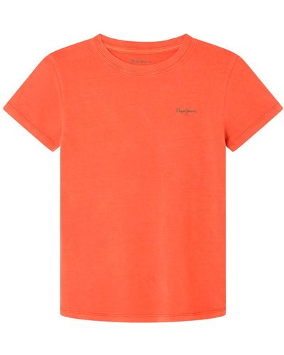Pepe Jeans Jacco Camiseta Niño - Naranja