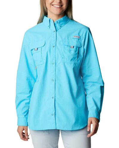 Columbia Sportswear Bahama Long Sleeve - Blau