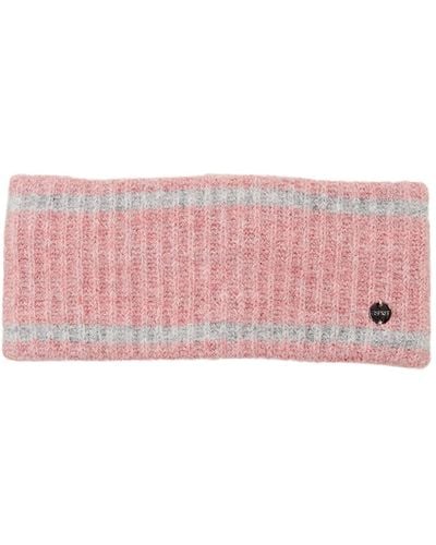 Esprit Stirnband aus Strick mit Wolle - Pink