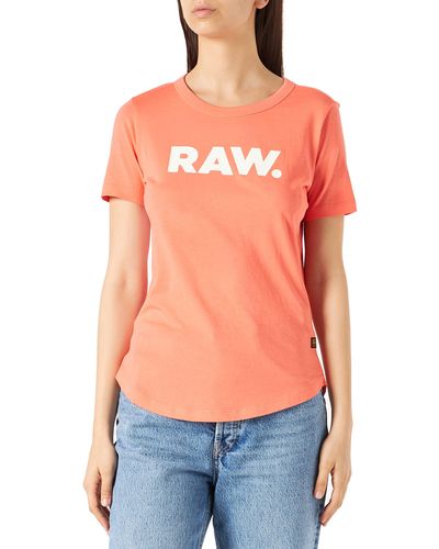 G-Star RAW G-Star Camiseta Raw. Slim - Naranja