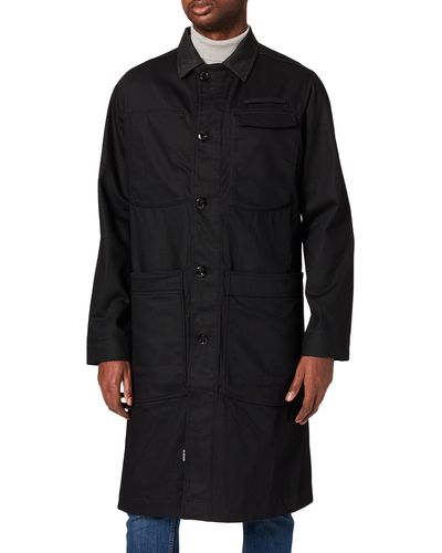 G-Star RAW Patched Pocket Trench - Nero