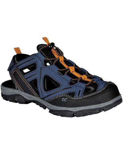 Regatta 's Rmf613 Kota Drift Sandal,black Bright Kiwi,6 Uk - Blue