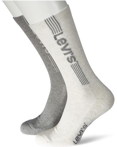 Levi's Footie Crew Sock - Grey