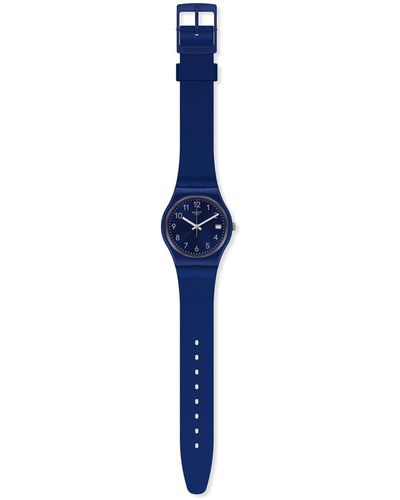 Swatch Armbanduhr Silver in Blue GN416 - Blau