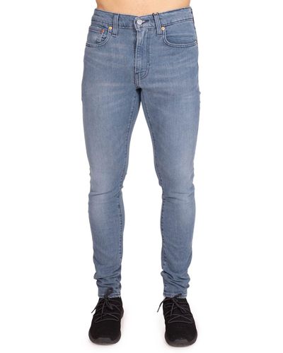 Levi's Jeans Uomo Skinny affosulati - Blu