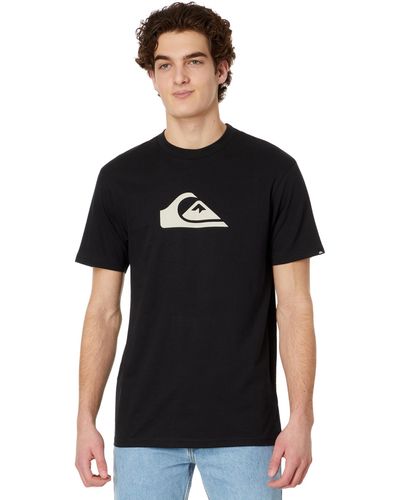 Quiksilver Comp Logo Tee Shirt T - Black