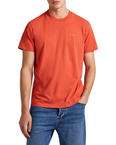 Pepe Jeans Connor T-Shirt - Naranja