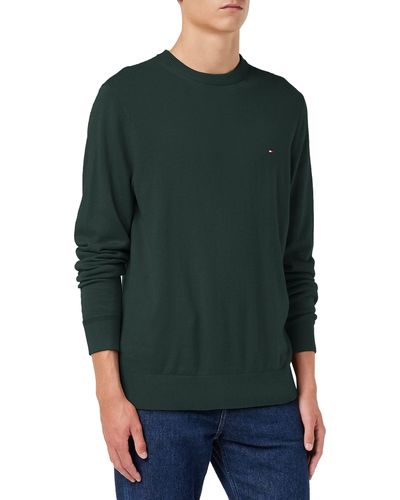 Tommy Hilfiger Pullover Cashmere Crew Neck Strickpullover - Grün