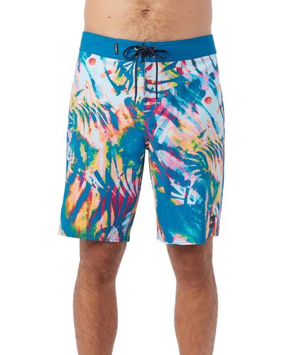 O'neill Sportswear Pantaloncini da bagno da uomo con stampa tropicale da 50,8 cm - Blu