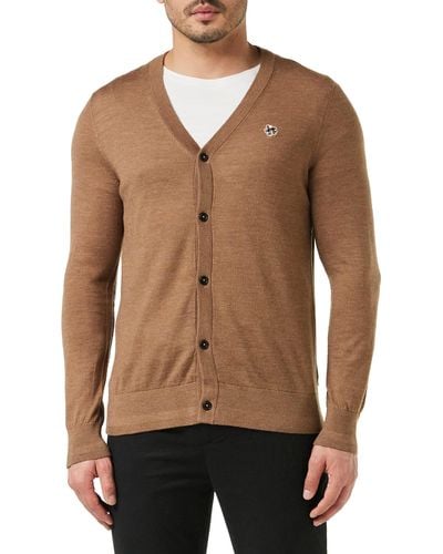 Ted Baker Stepney Ls Core Cardigan - Natural