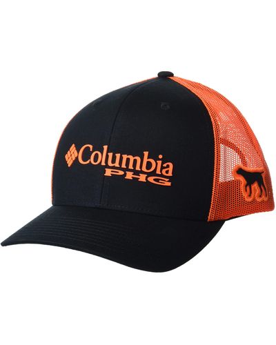Columbia Pfg Logo Mesh Snap Back-high Cap in Green