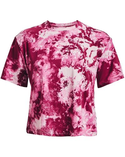 Under Armour S Rush Energy Top T-shirt Pink Xs