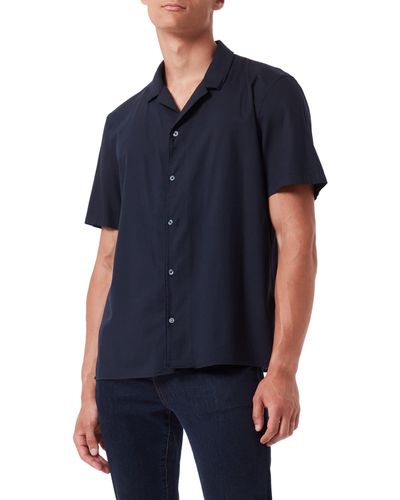 S.oliver Shirt met korte mouwen Hemd kurzarm - Blau