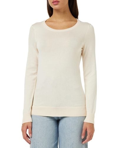 Amazon Essentials Lightweight Crewneck Sweater Maglione - Bianco
