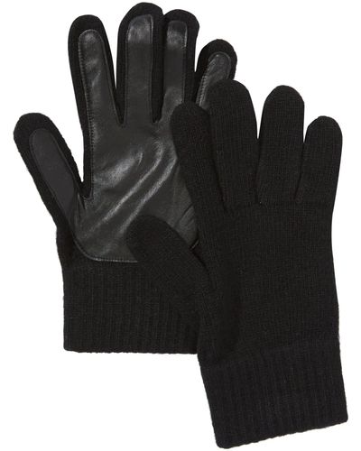 Tommy Hilfiger Lederen Handschoen Florens Glove / E357839762 - Zwart