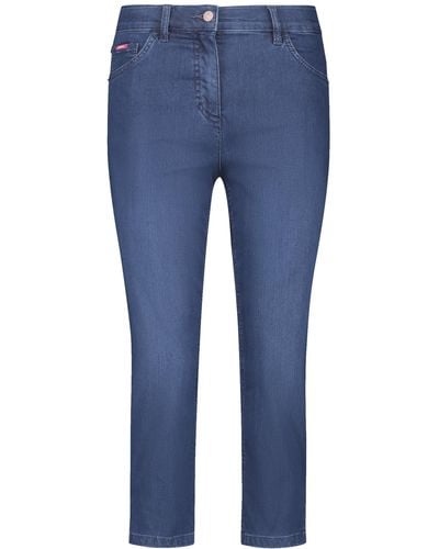 Gerry Weber 3/4 Jeans SOL꞉INE BEST4ME High Light unifarben - Blau