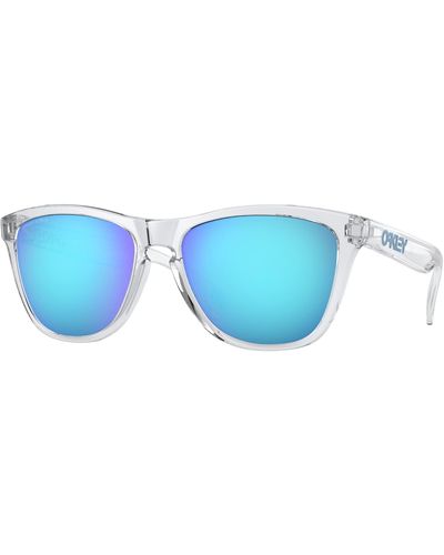 Oakley Oo9245 Frogskins Asian Fit Rectangular Sunglasses - Blue