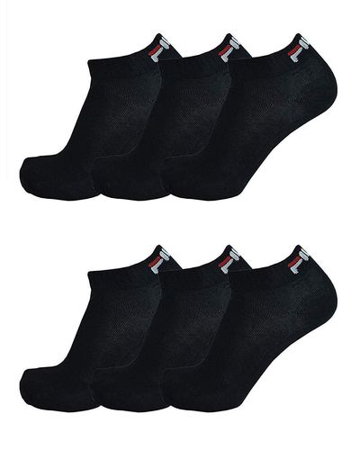 Fila F9300 Quarter Plain Socks 43/46 Calze - Nero