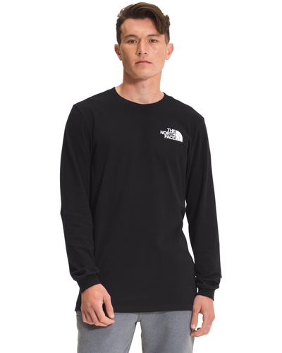 The North Face S' Long Sleeve Box Nse Tee - Black