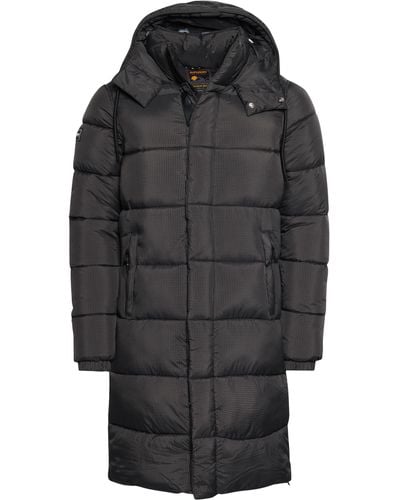Superdry Ripstop Longline Puffer Jacket Jacke - Grau