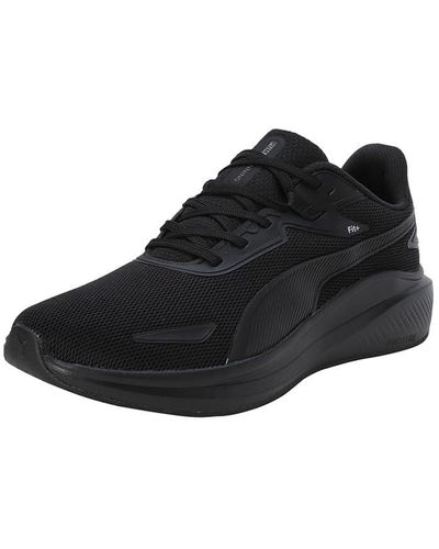PUMA Adults Skyrocket Lite Road Running Shoes - Black
