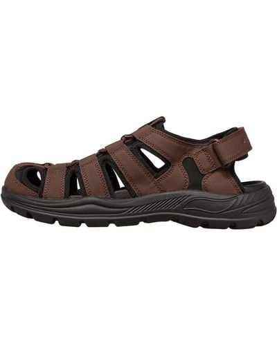 Skechers Arch Fit Motley Sd S Walking Sandals Brown 9 Uk