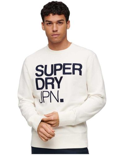 Superdry Brand Mark Sweatshirt - White