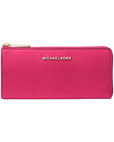 Michael Kors Jet Set Travel Wallet - Pink
