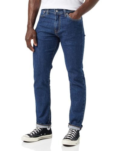 Levi's 511 Slim Jeans Dark Indigo Stonewash - Bleu