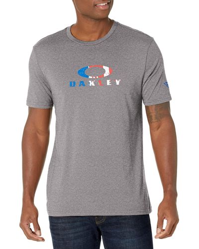 Oakley Adult Si Splatter Tee T-shirt - Grey