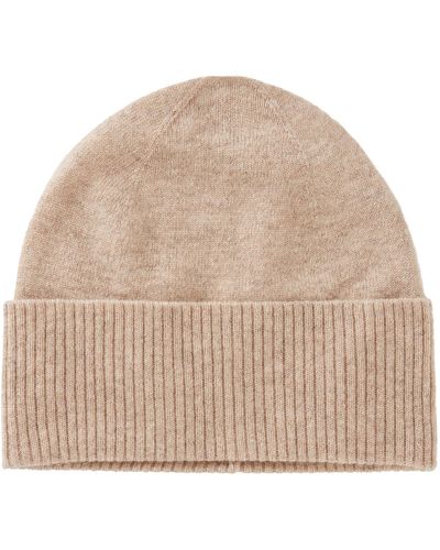 Benetton Knit Cap 10k1da00m Winter Accessory Set - Natural