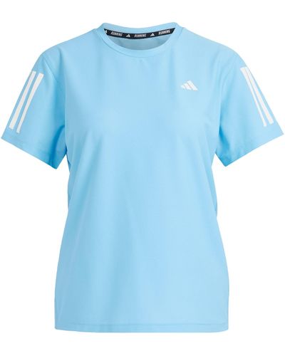 adidas Own The Run Tee T-Shirt - Bleu