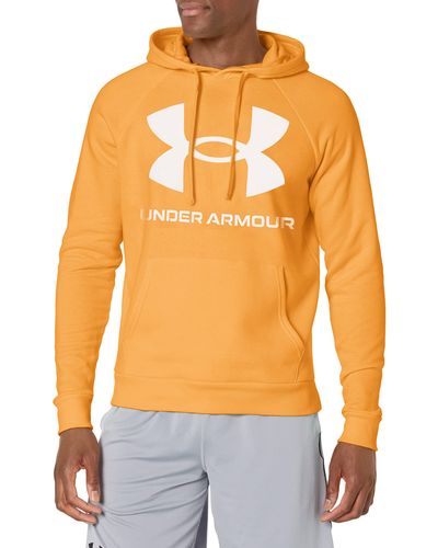 Under Armour Ua Rival Fleece Big Logo - Orange