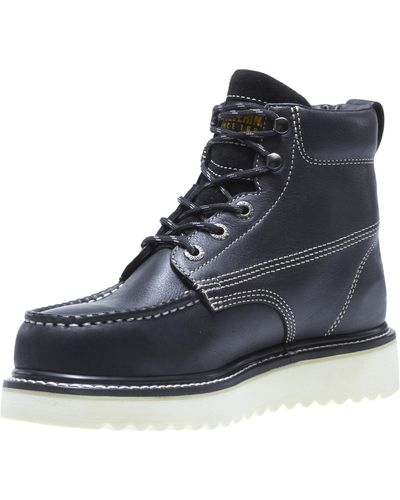 Wolverine Moc Steel Toe Construction Boot - Black