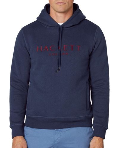 Hackett Heritage Hoody Hooded Sweatshirt - Blue
