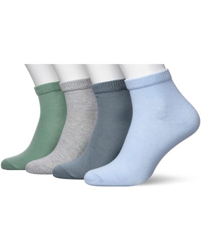 S.oliver Socks Online Essentials Quarter 8er Pack Socken - Blau