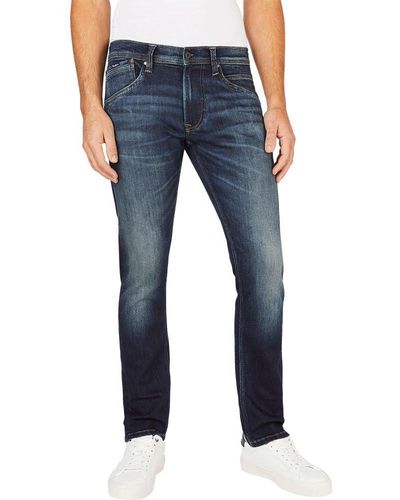 Pepe Jeans Track Pm206328dm8 Jeans 34 Blue
